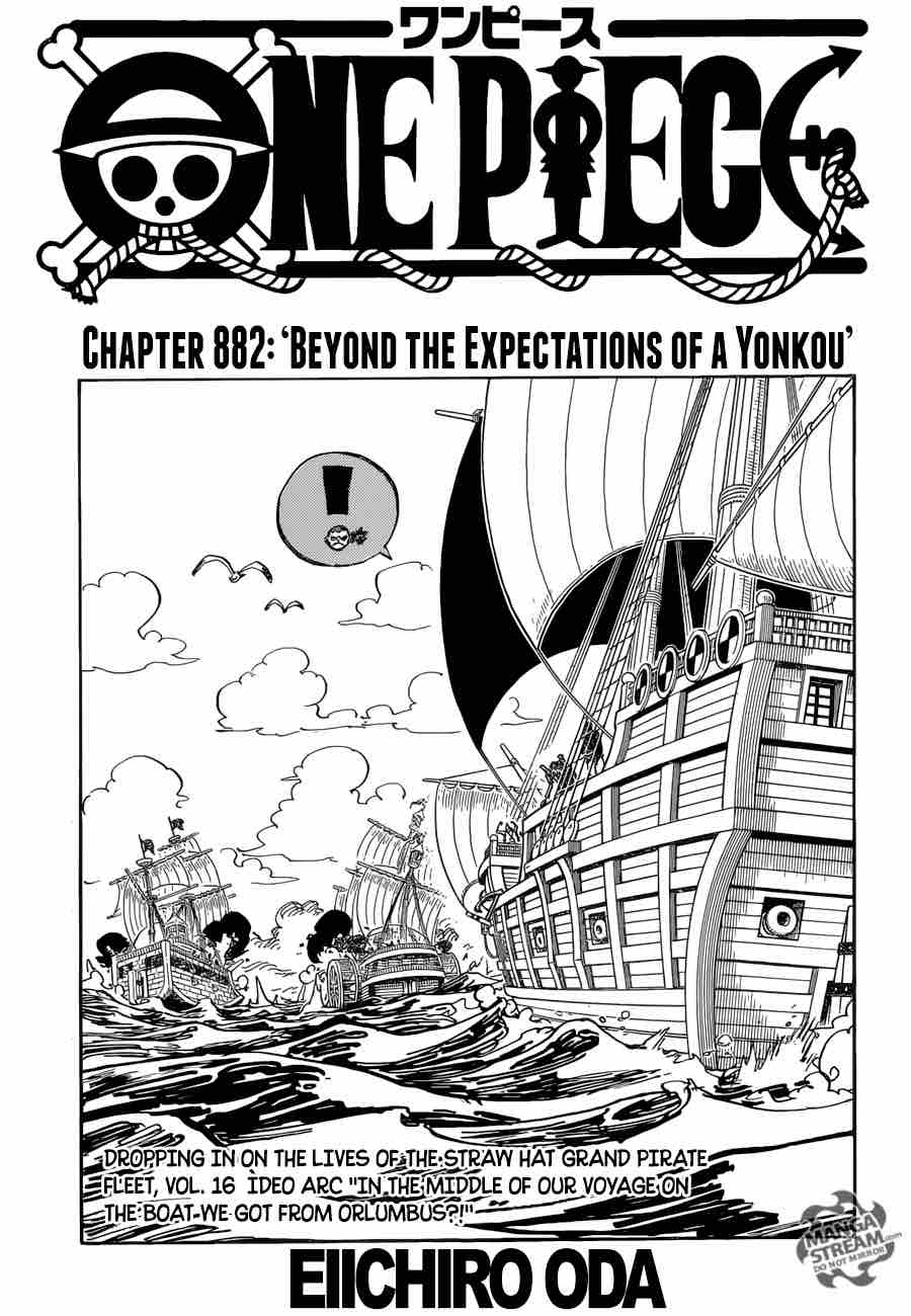 One Piece, Chapter 882 image 001