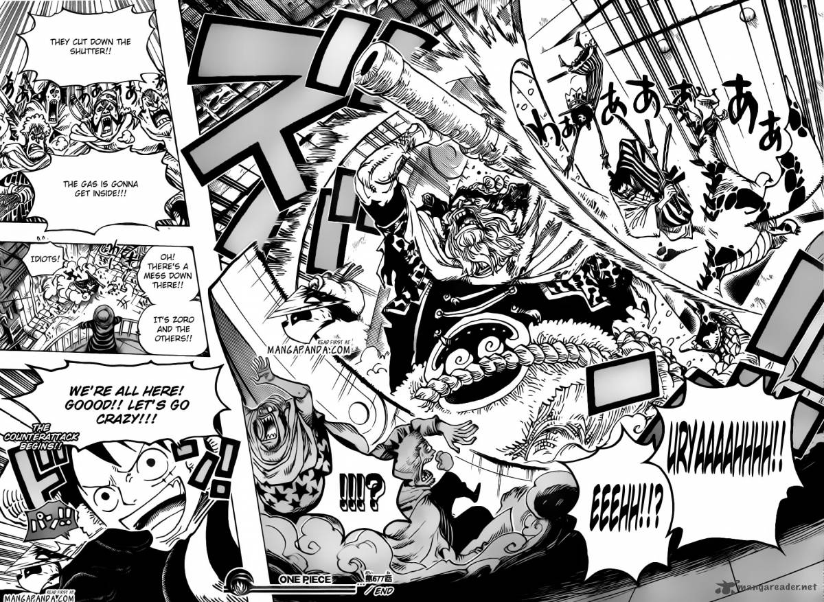 One Piece, Chapter 677 image 016