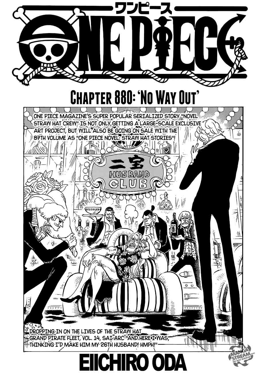 One Piece, Chapter 880 image 001