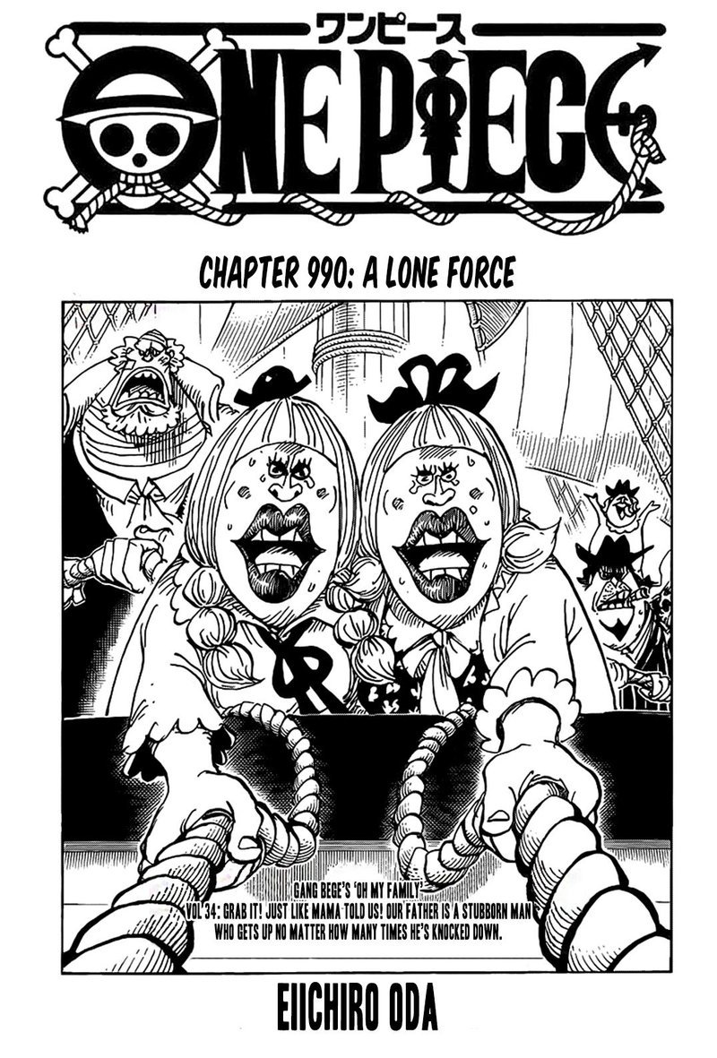 One Piece, Chapter 990 image 001