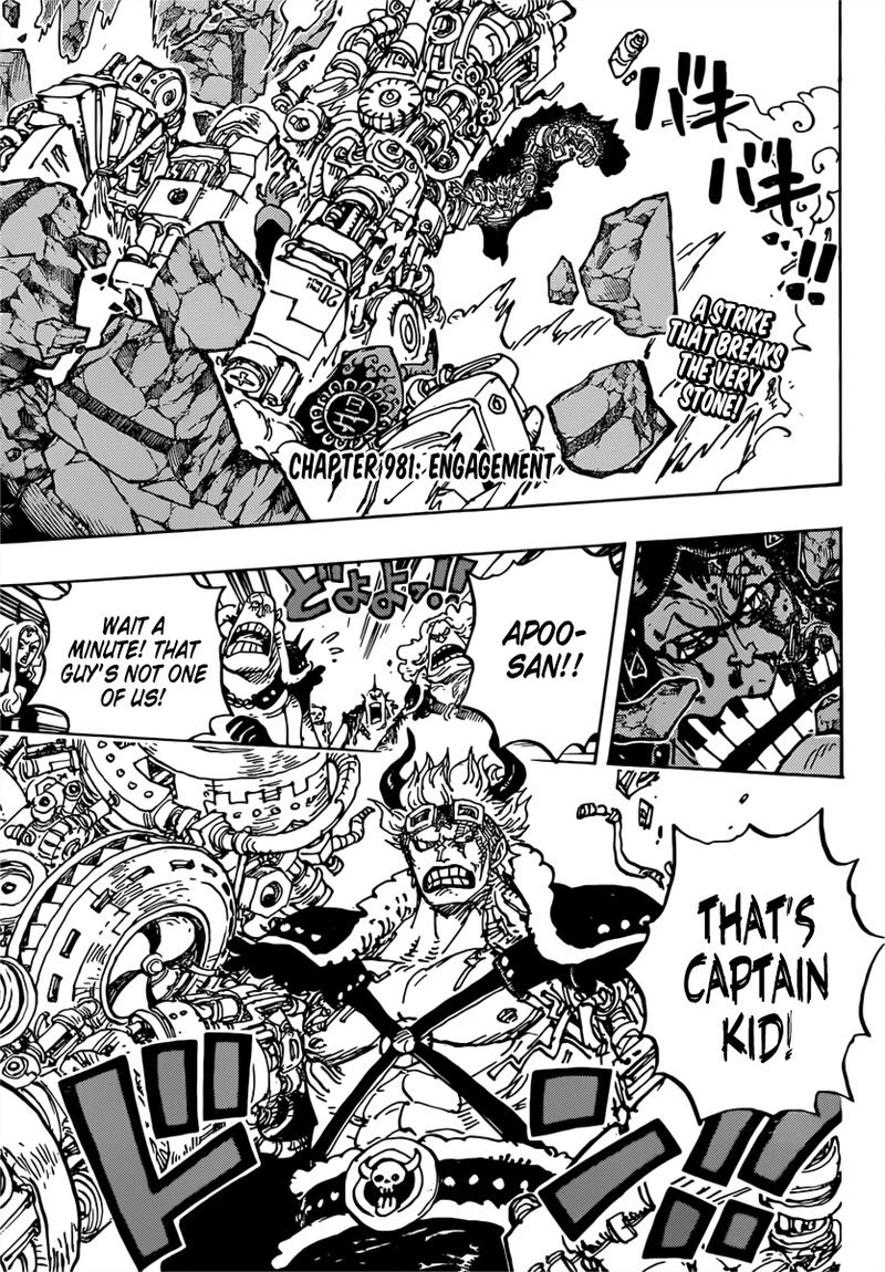 One Piece, Chapter 981 image 003