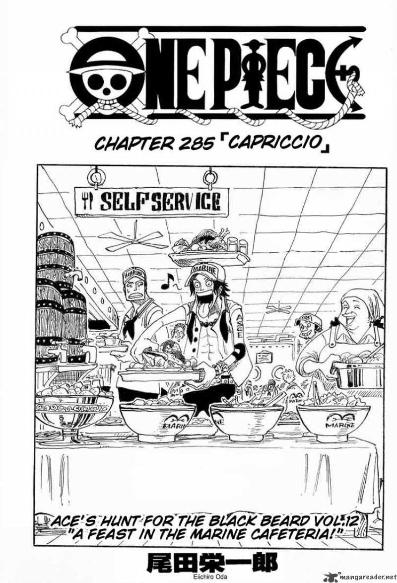 One Piece, Chapter 285 image 001