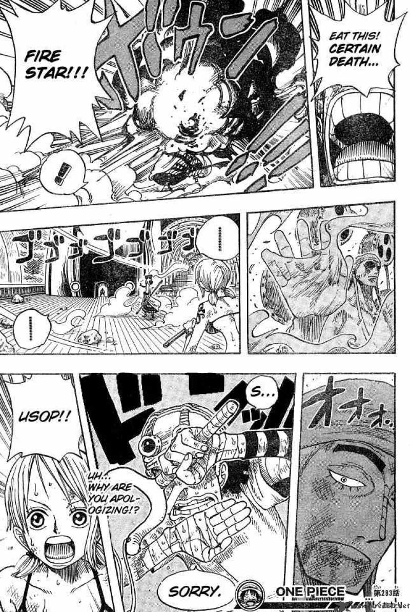 One Piece, Chapter 283 image 019