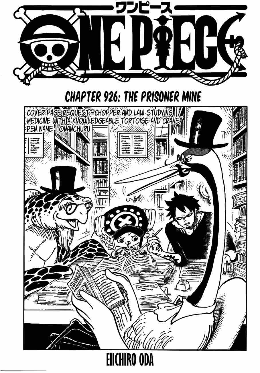 One Piece, Chapter 926 image 001