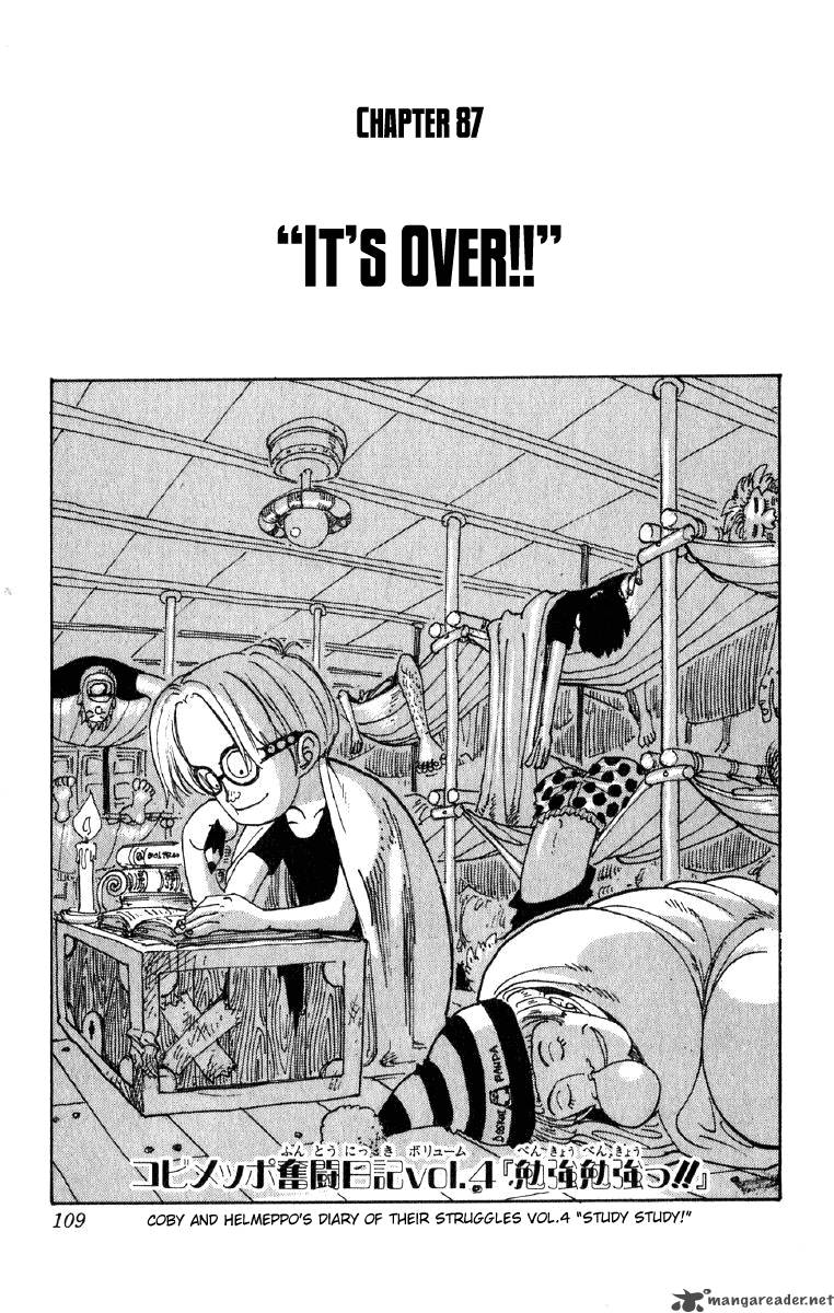 One Piece, Chapter 87 image 001