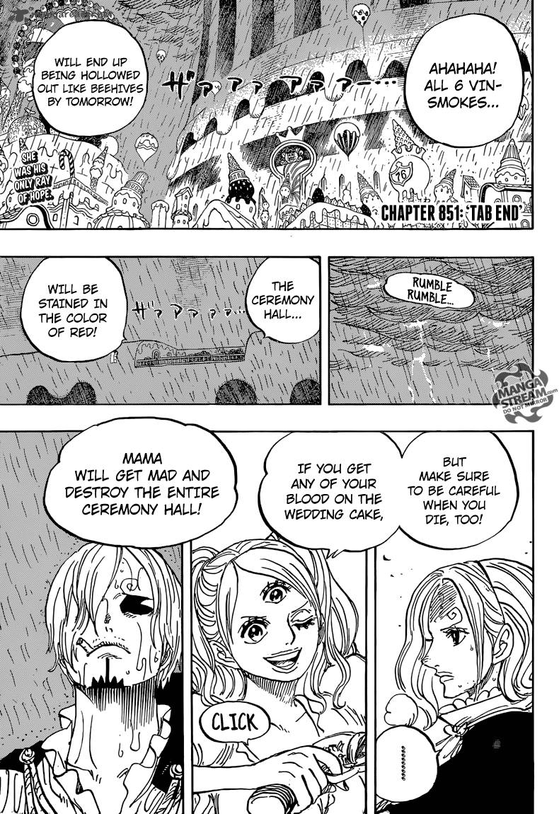 One Piece, Chapter 851 image 003