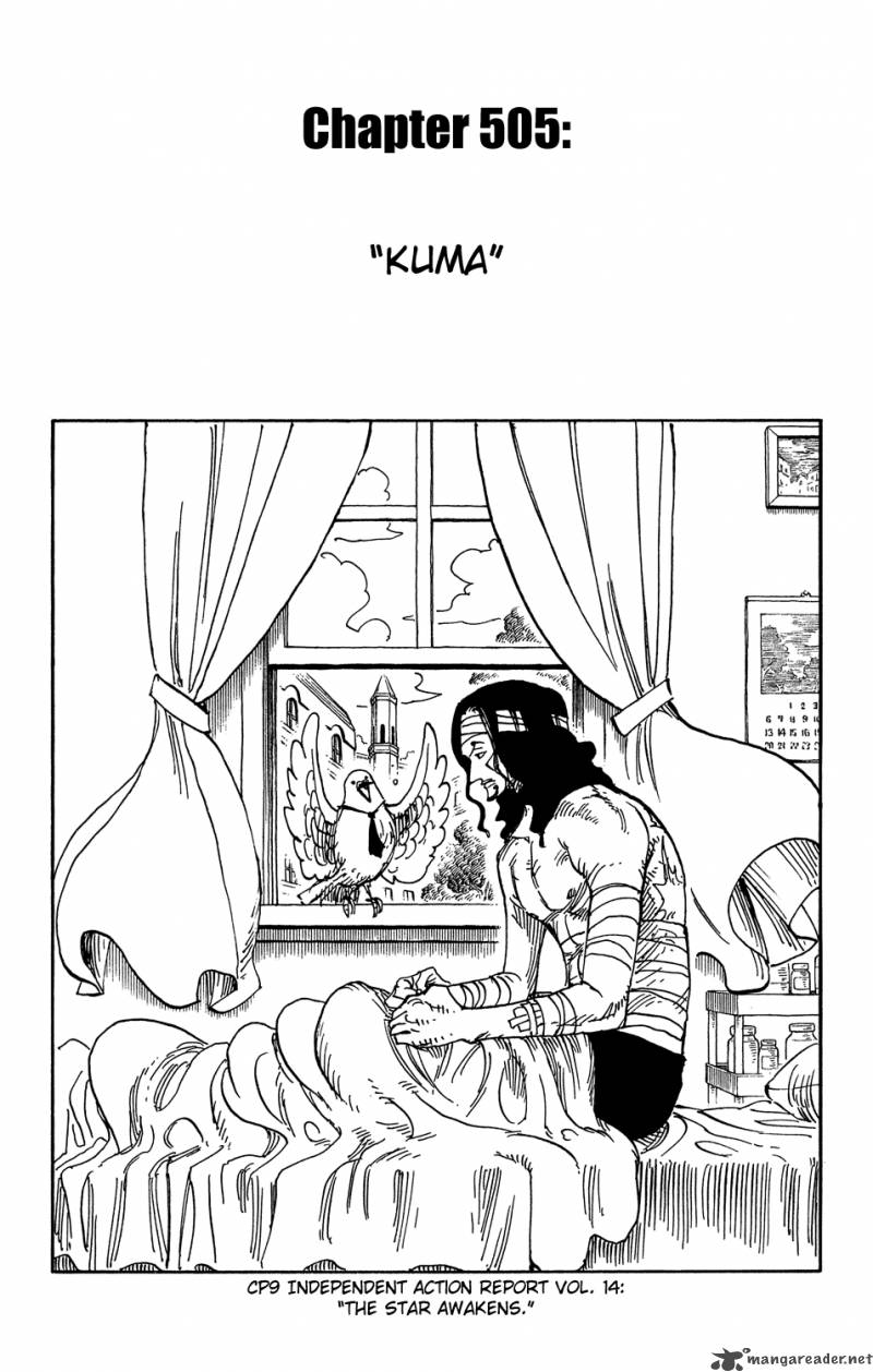 One Piece, Chapter 505 image 001