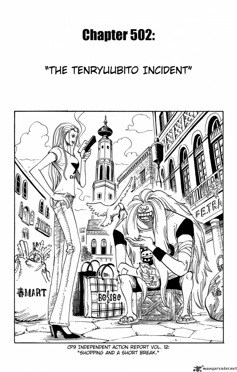 One Piece, Chapter 502 image 001