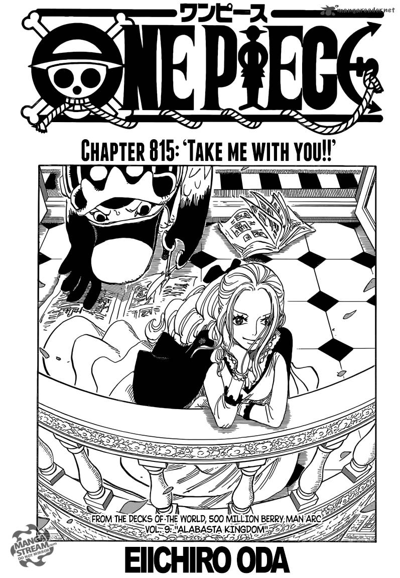 One Piece, Chapter 815 image 001