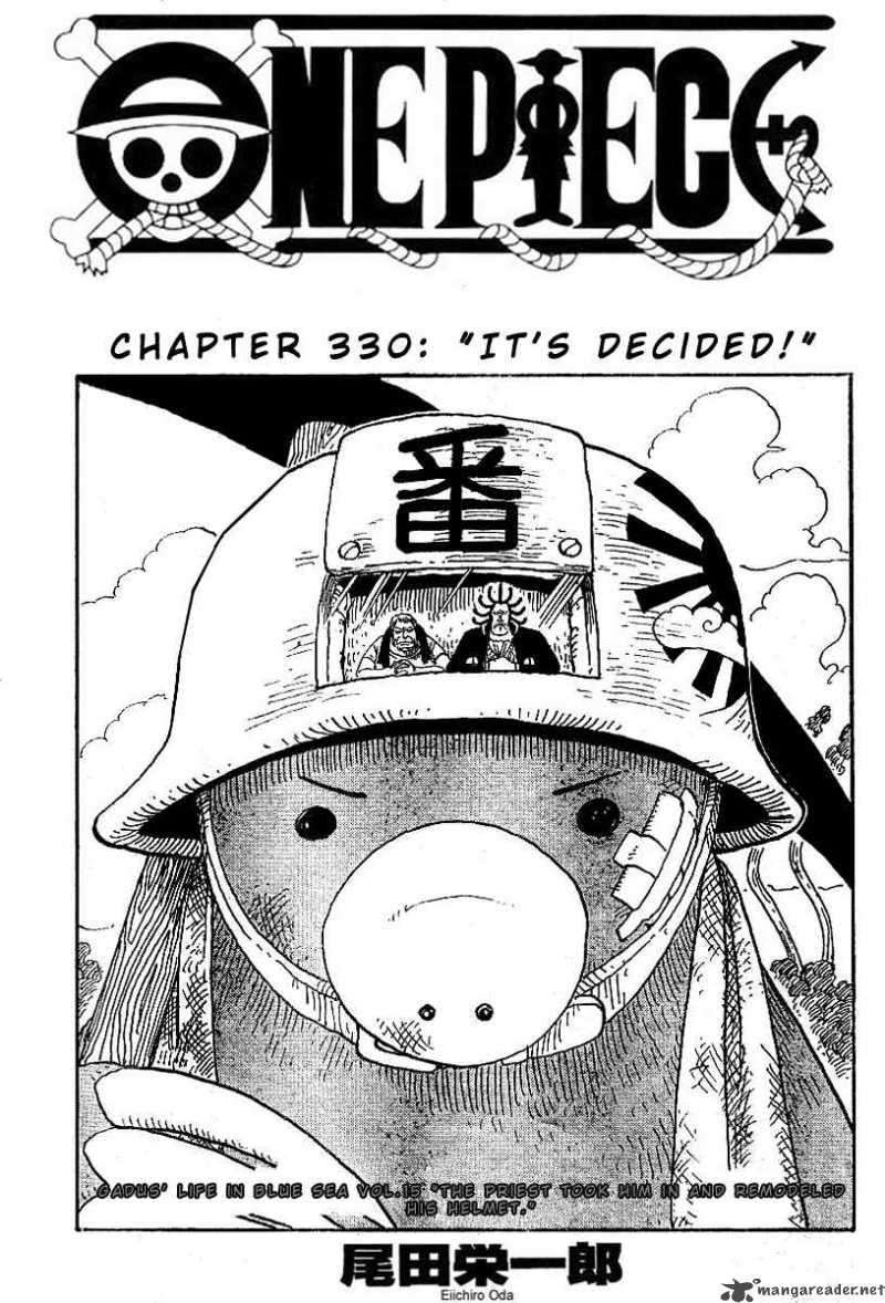One Piece, Chapter 330 image 001