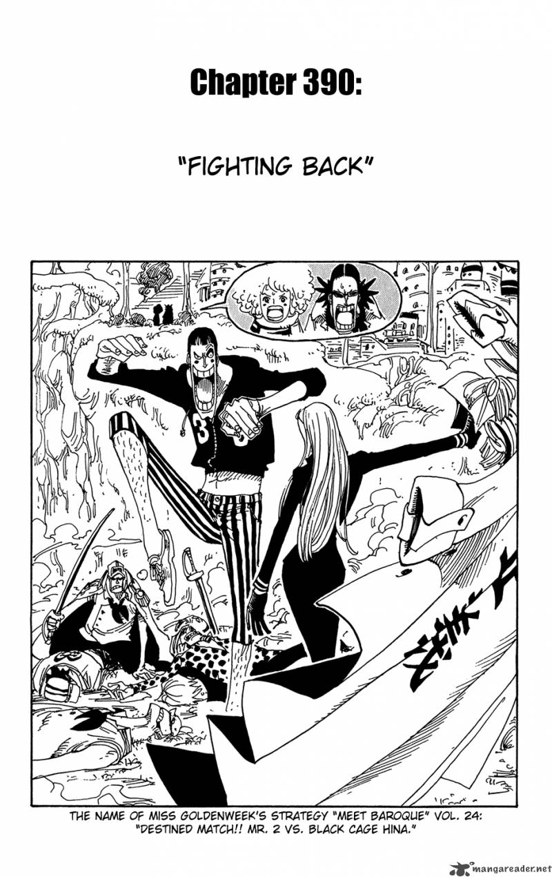 One Piece, Chapter 390 image 001