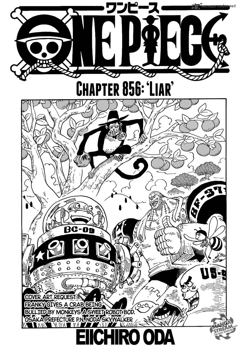 One Piece, Chapter 856 image 001