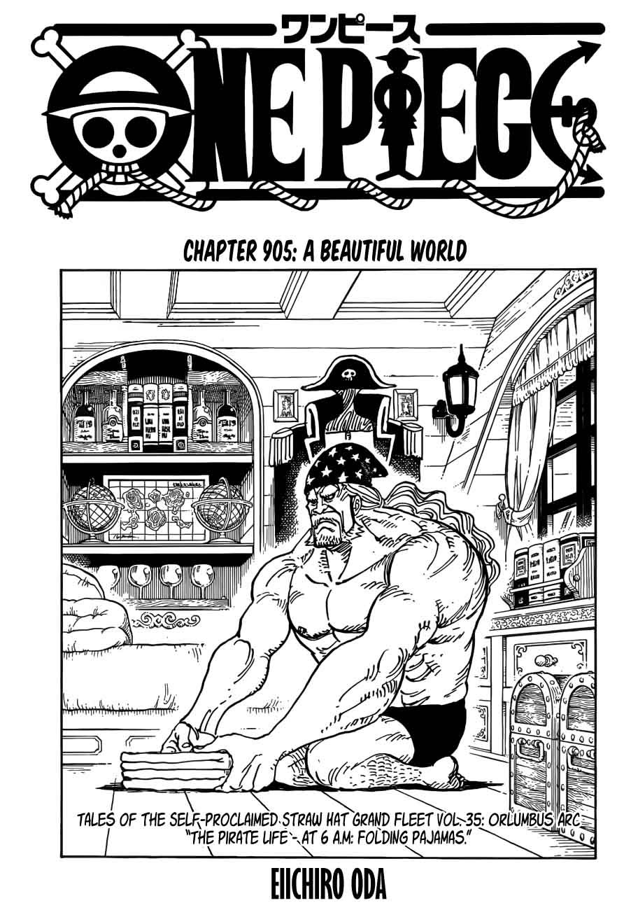 One Piece, Chapter 905 image 001
