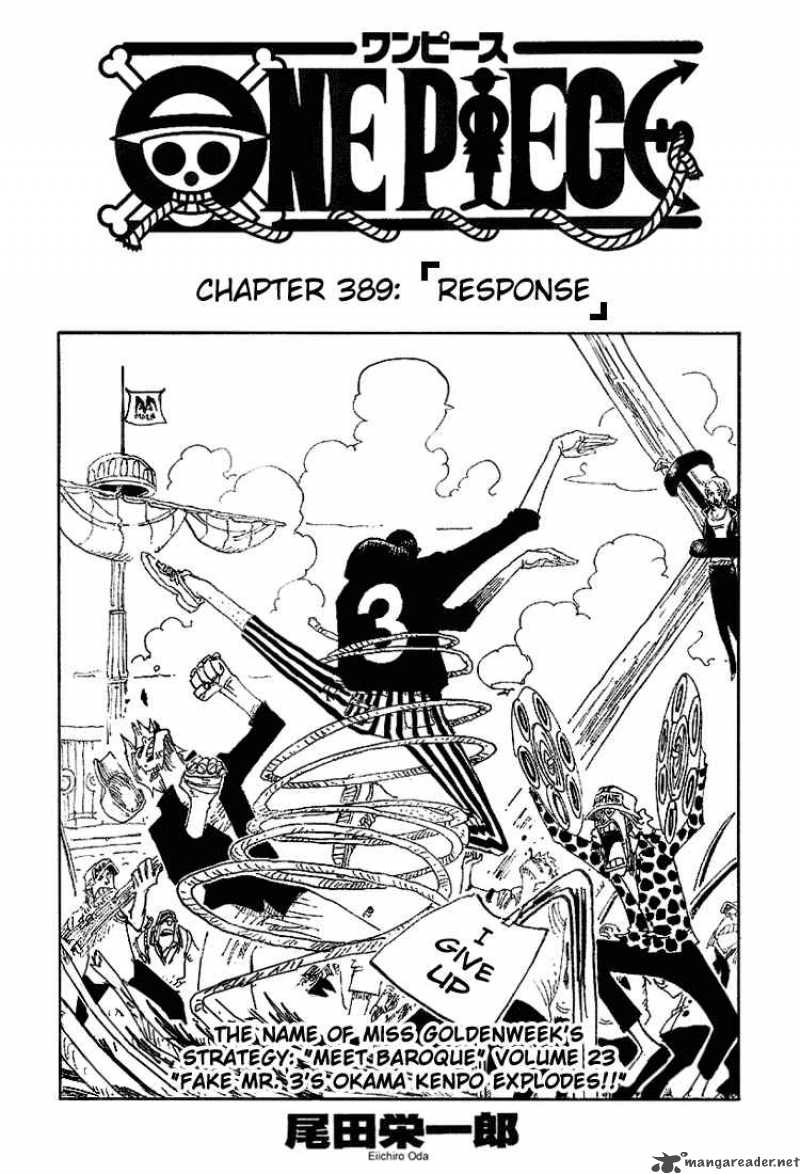 One Piece, Chapter 389 image 001