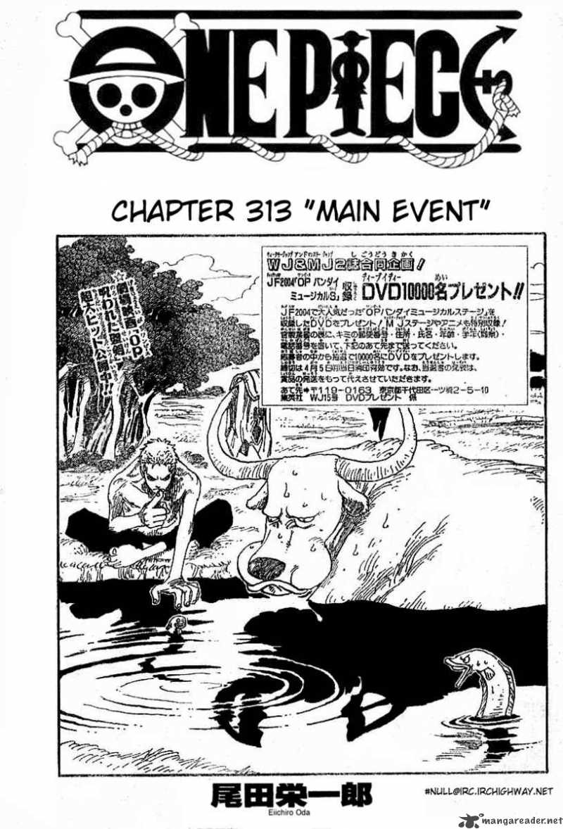 One Piece, Chapter 313 image 001