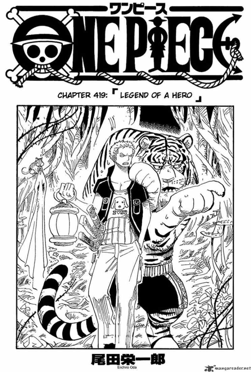 One Piece, Chapter 419 image 001