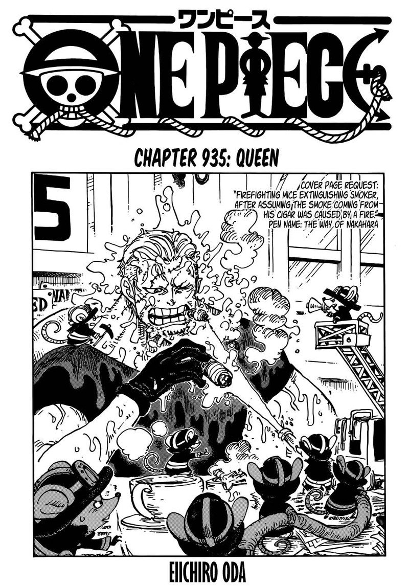 One Piece, Chapter 935 image 001