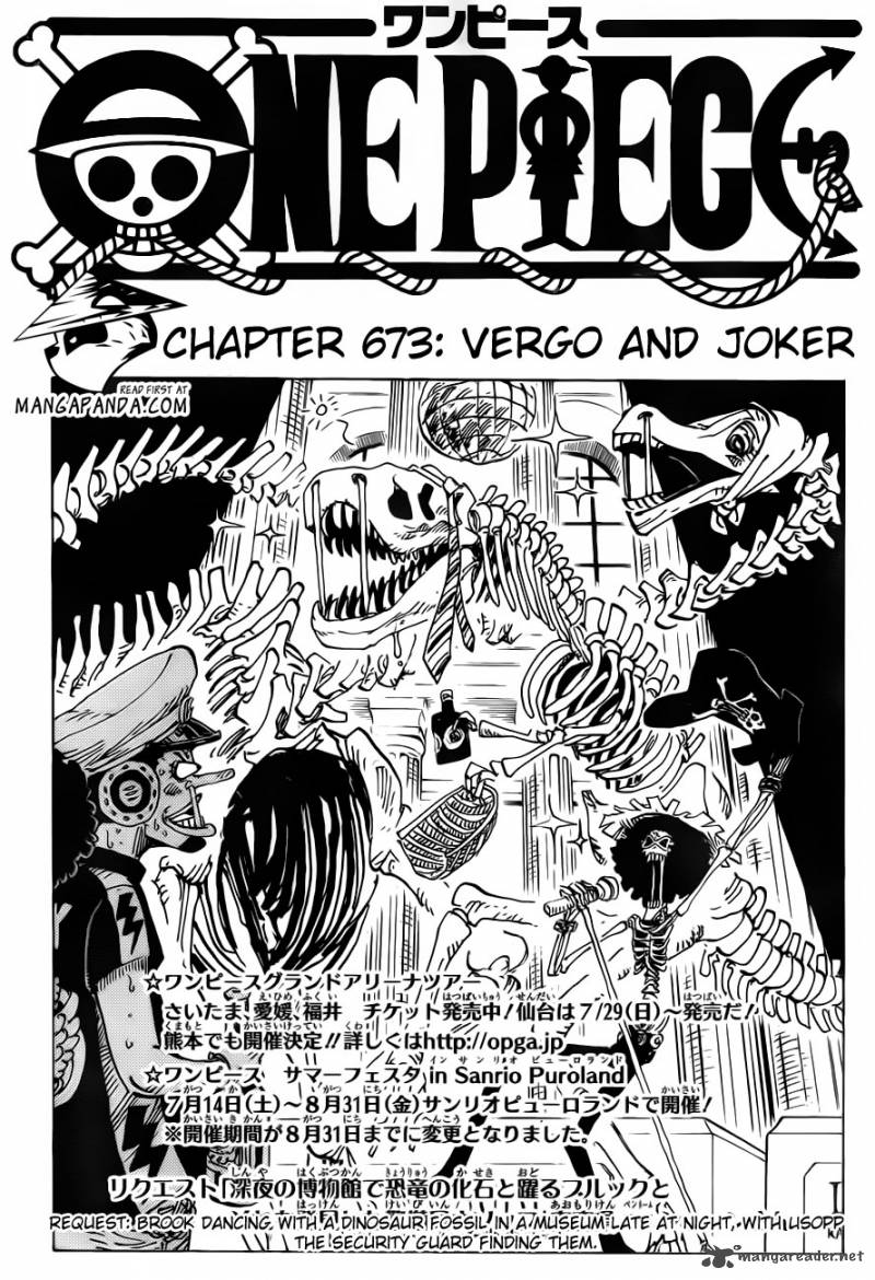 One Piece, Chapter 673 image 001