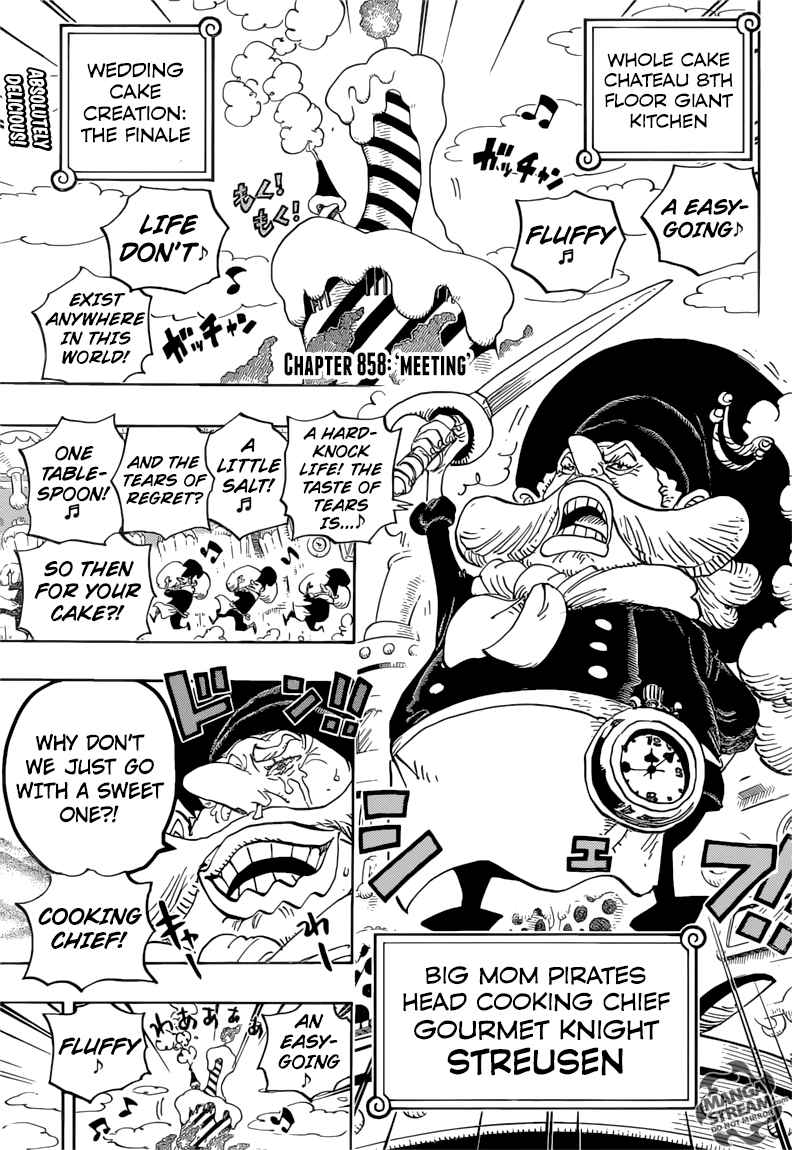 One Piece, Chapter 858 image 003