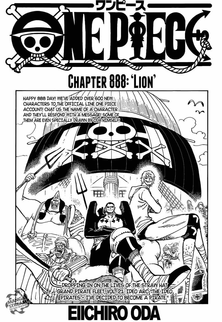 One Piece, Chapter 888 image 001