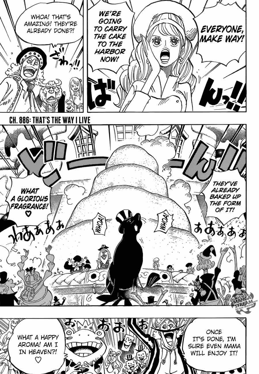 One Piece, Chapter 886 image 002