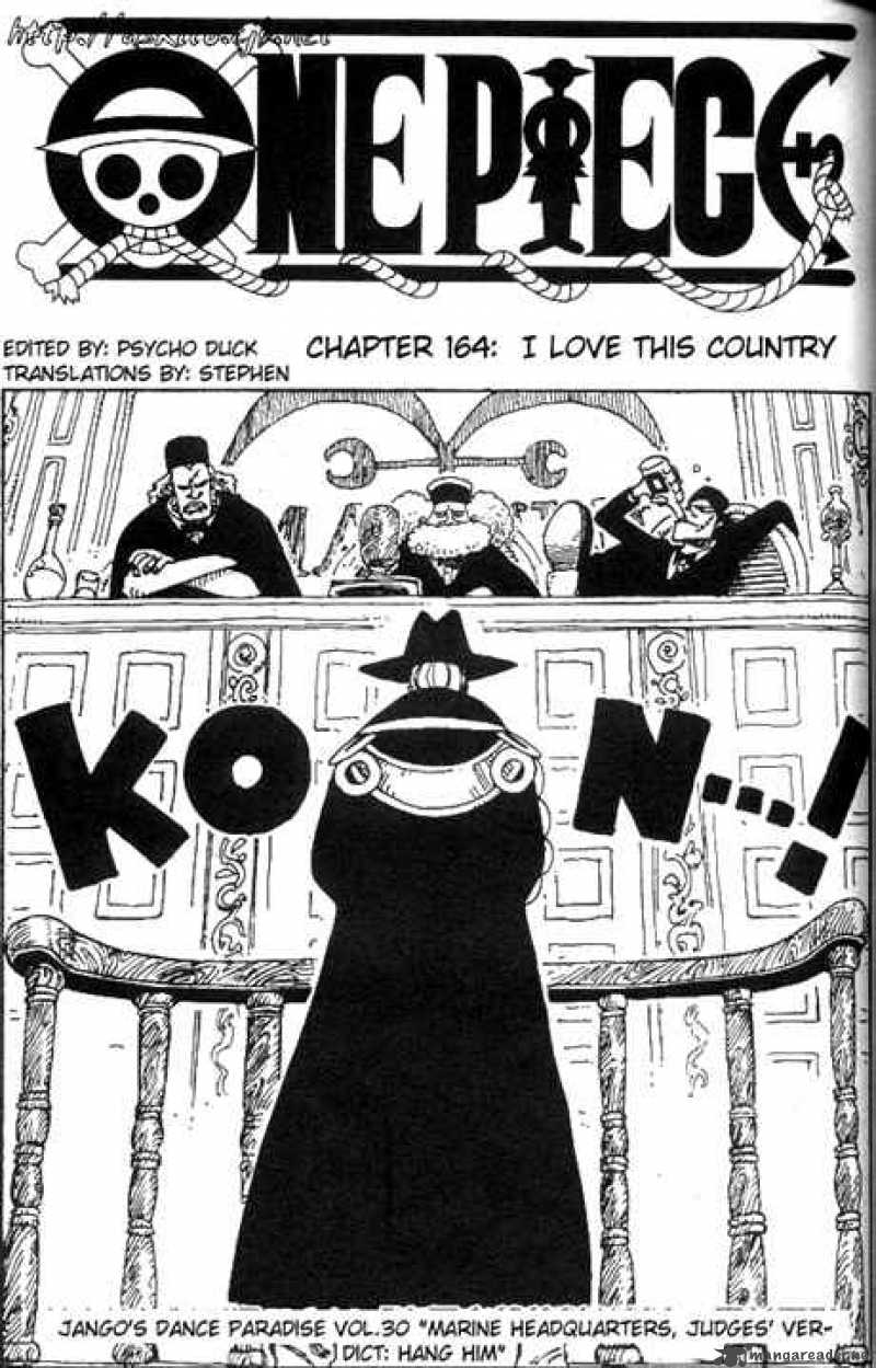 One Piece, Chapter 164 image 001