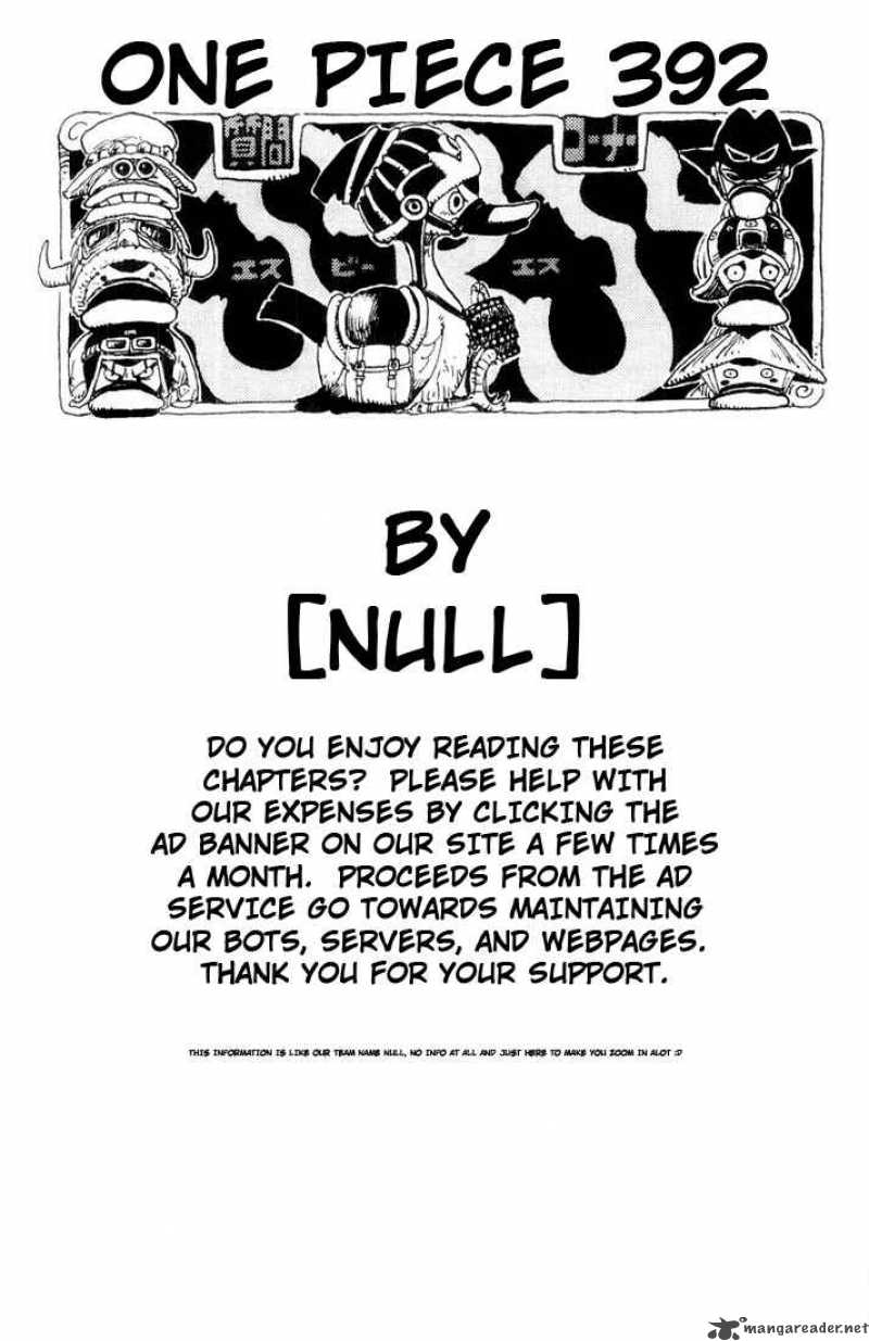 One Piece, Chapter 392 image 020