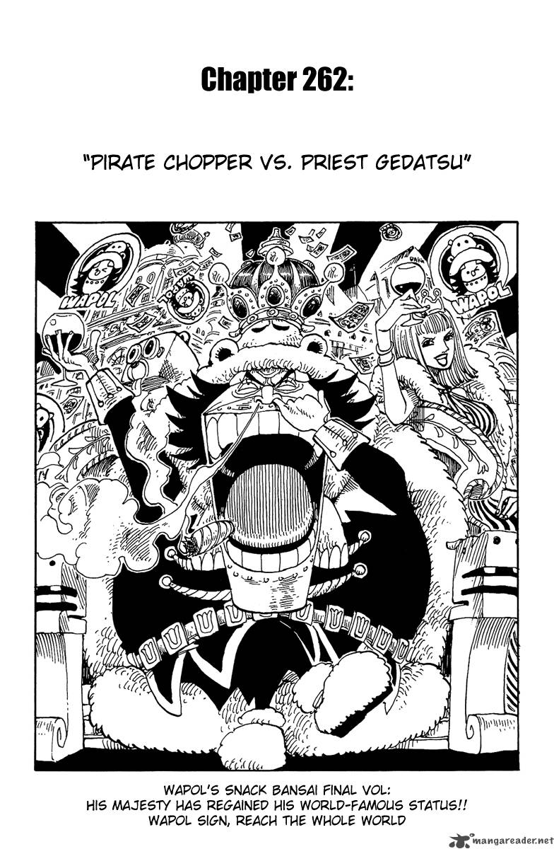 One Piece, Chapter 262 image 001