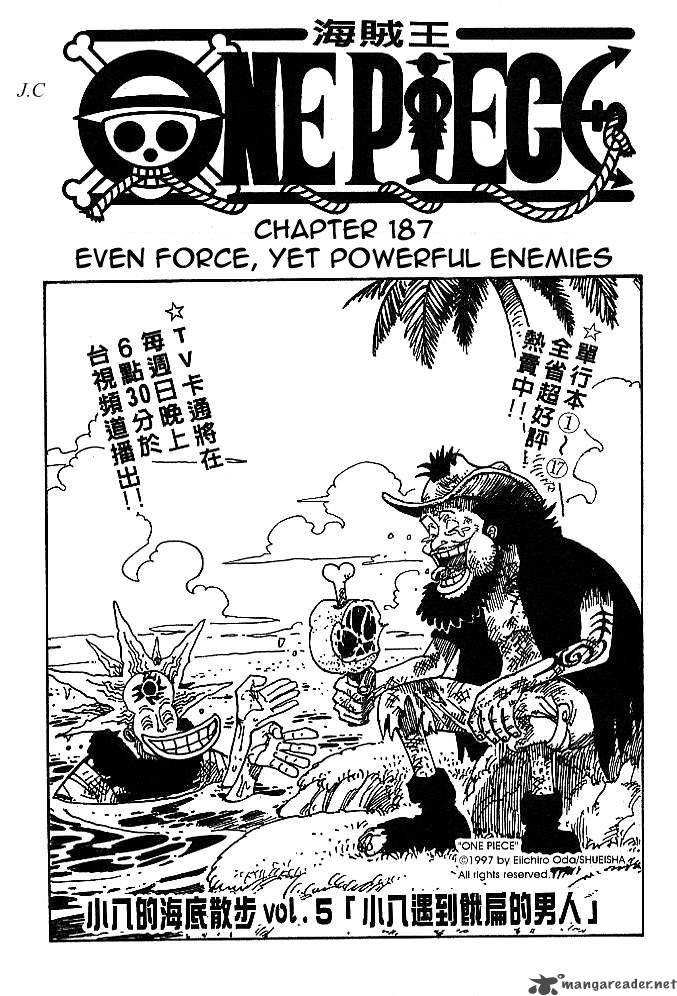 One Piece, Chapter 187 image 001