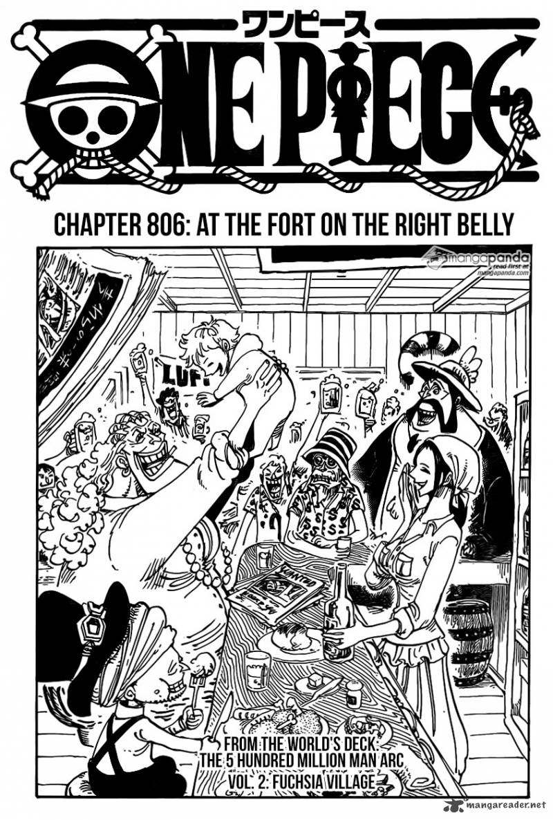 One Piece, Chapter 806 image 001