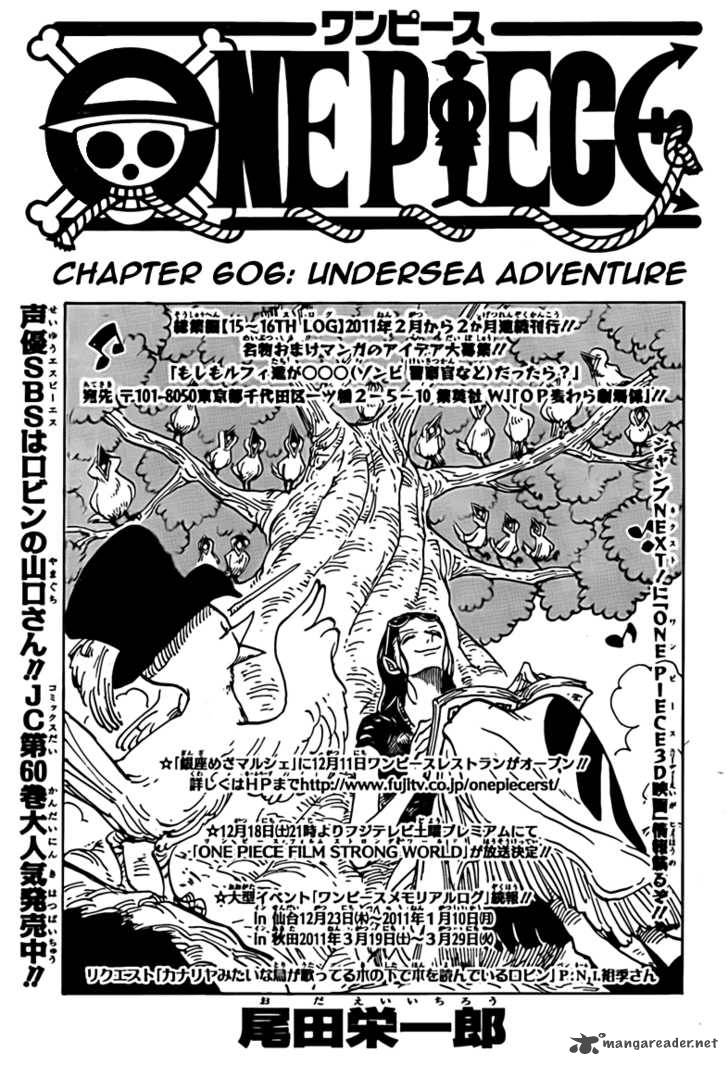 One Piece, Chapter 606 image 001