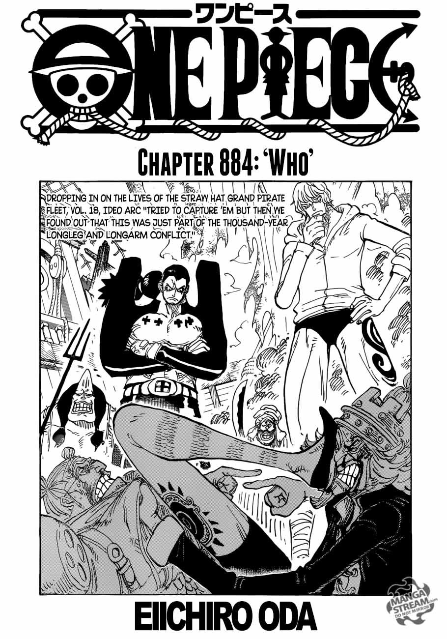 One Piece, Chapter 884 image 001