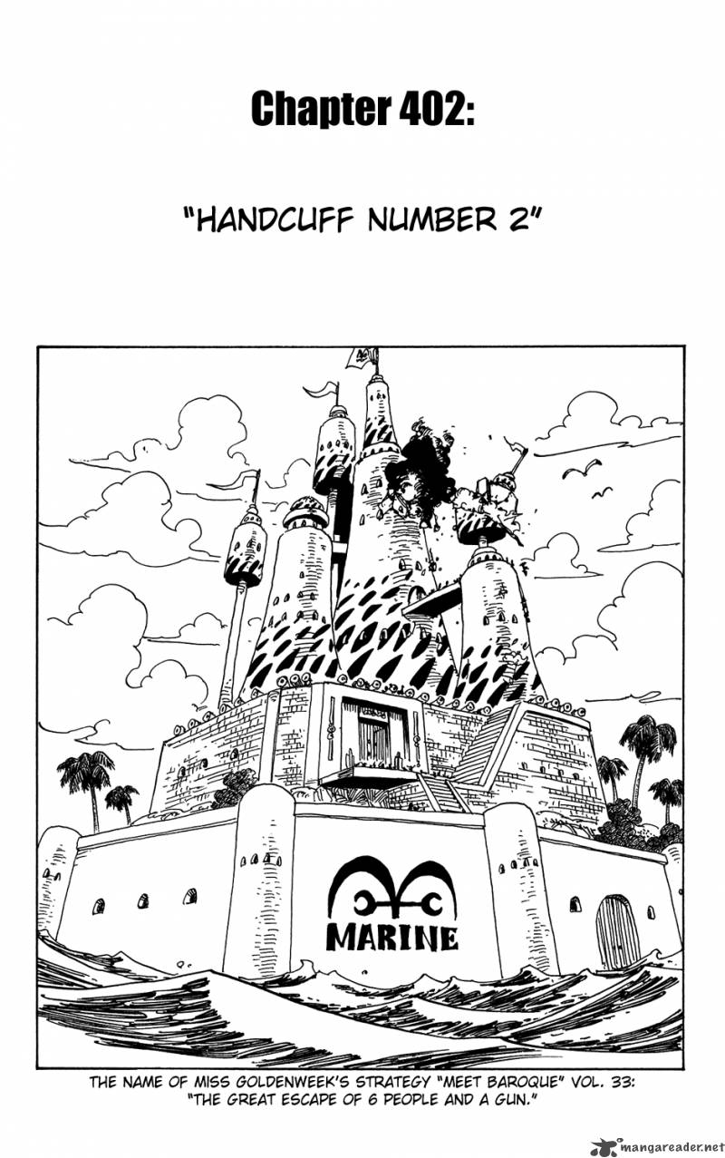 One Piece, Chapter 402 image 001