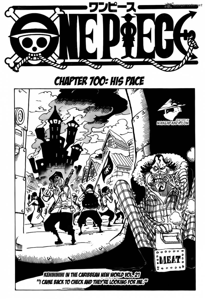 One Piece, Chapter 700 image 004