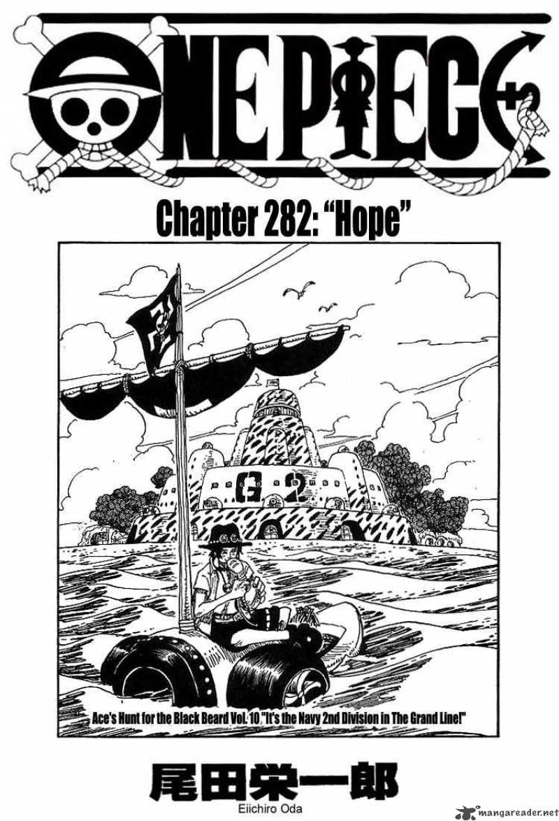 One Piece, Chapter 282 image 001