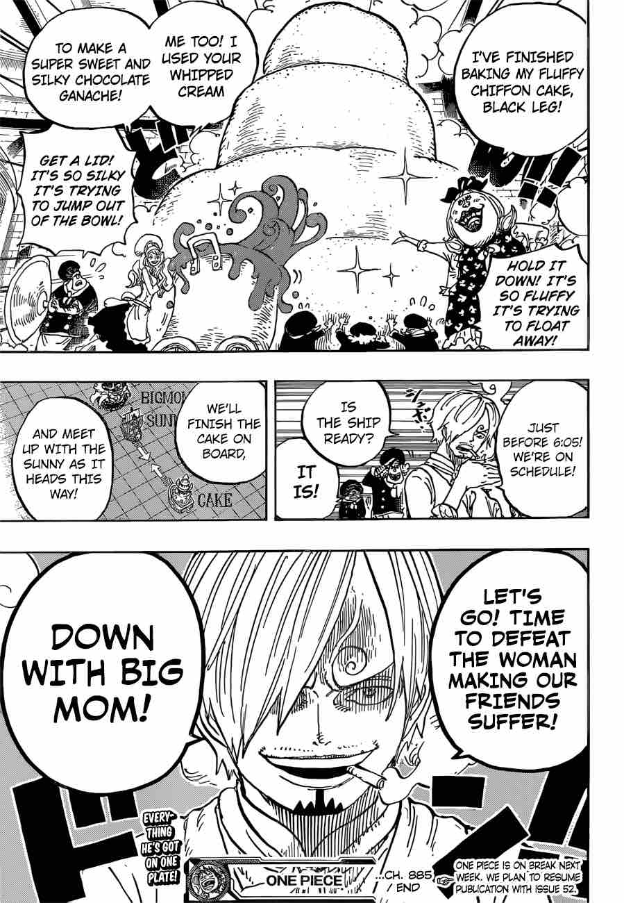 One Piece, Chapter 885 image 015