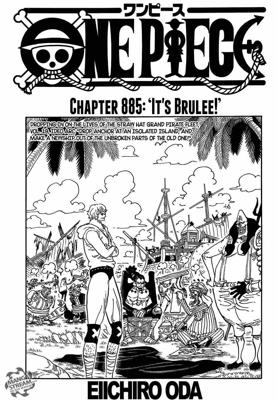 One Piece, Chapter 885 image 001