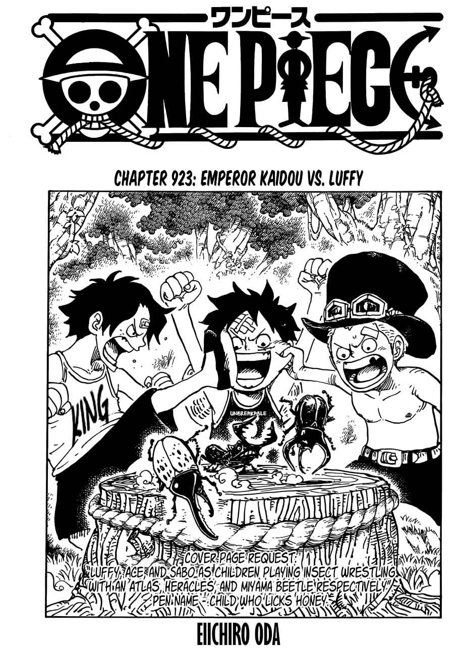 One Piece, Chapter 923 image 001