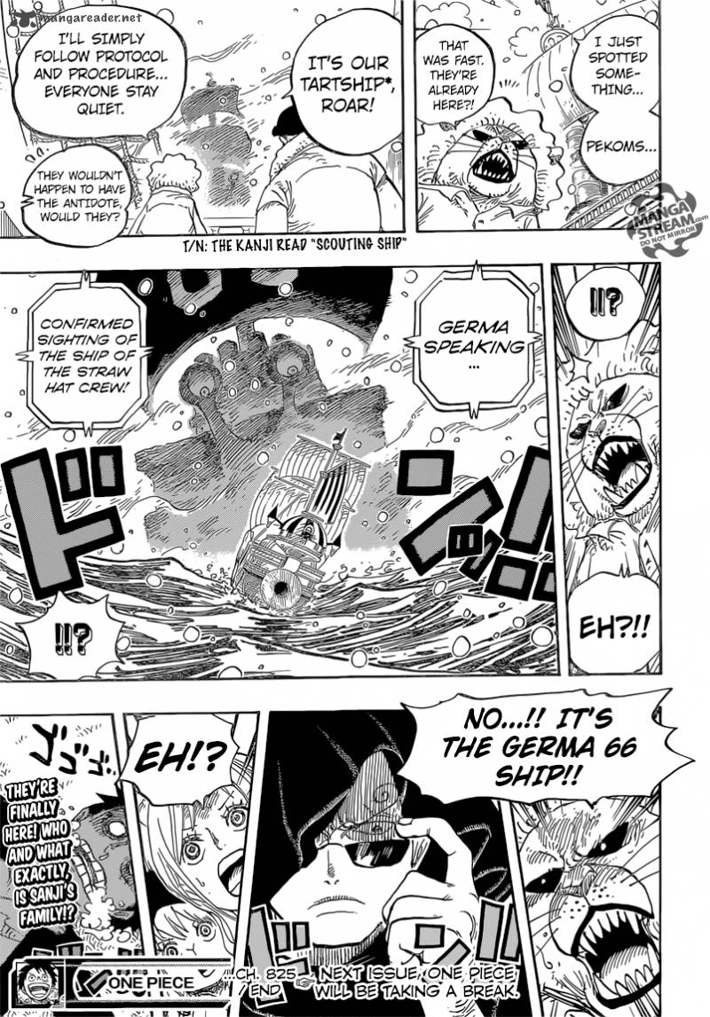 One Piece, Chapter 825 image 015