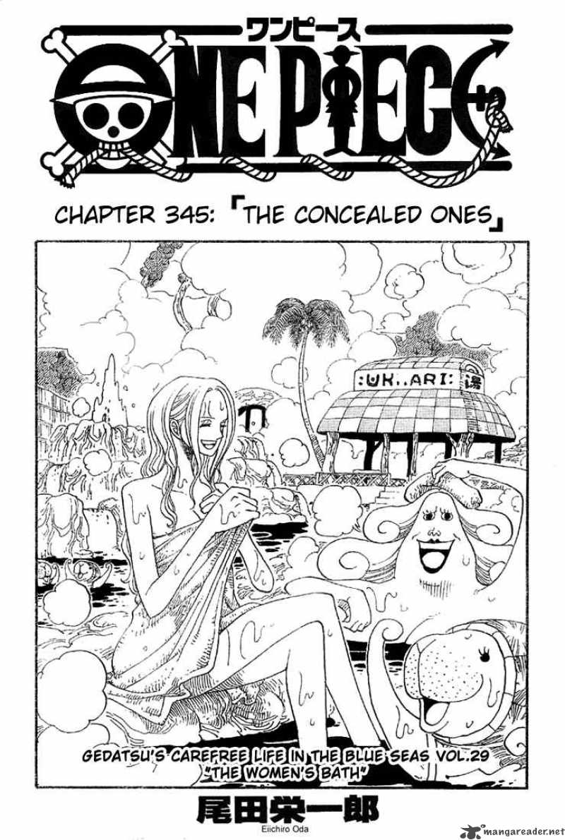 One Piece, Chapter 345 image 001