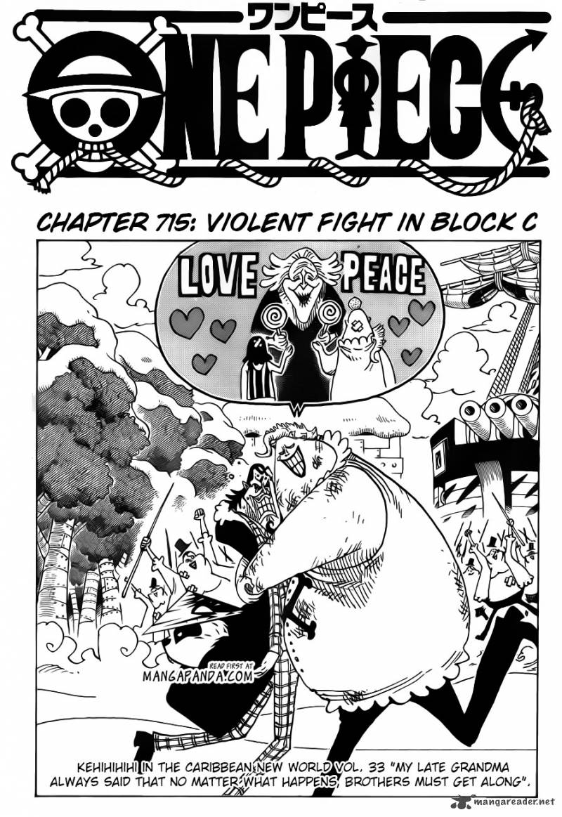 One Piece, Chapter 715 image 003