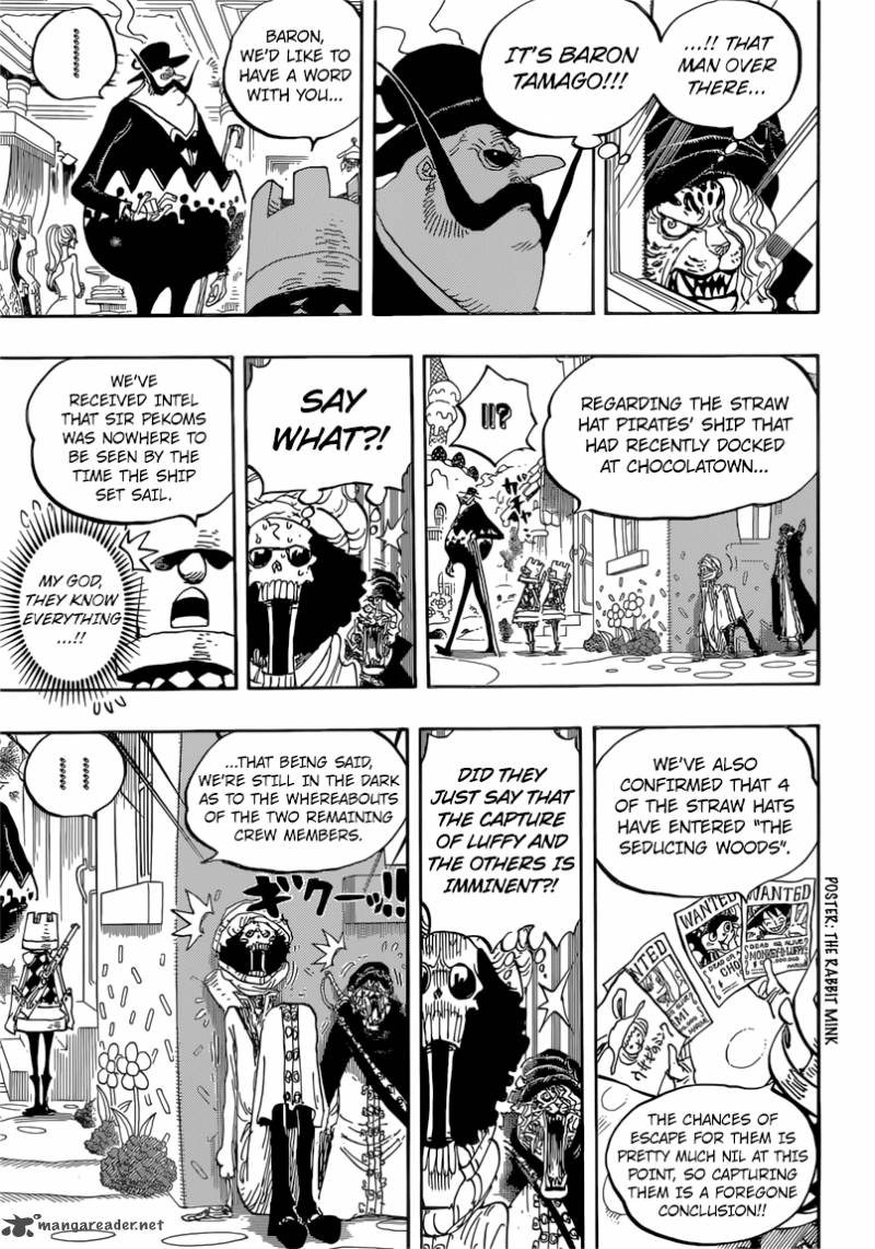 One Piece, Chapter 834 image 009
