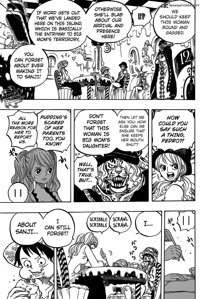 One Piece, Chapter 828 image 009