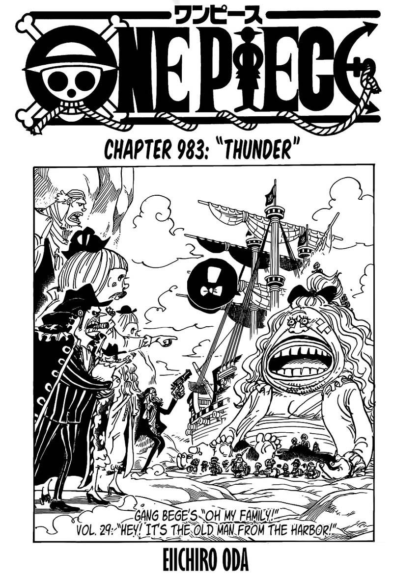 One Piece, Chapter 983 image 001