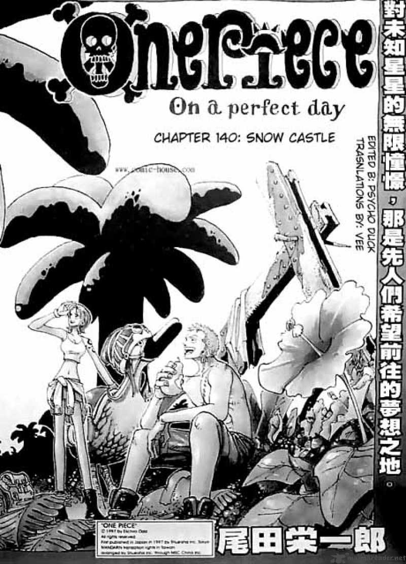 One Piece, Chapter 140 image 001