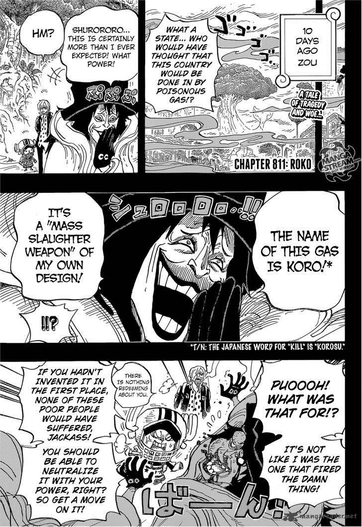 One Piece, Chapter 811 image 004