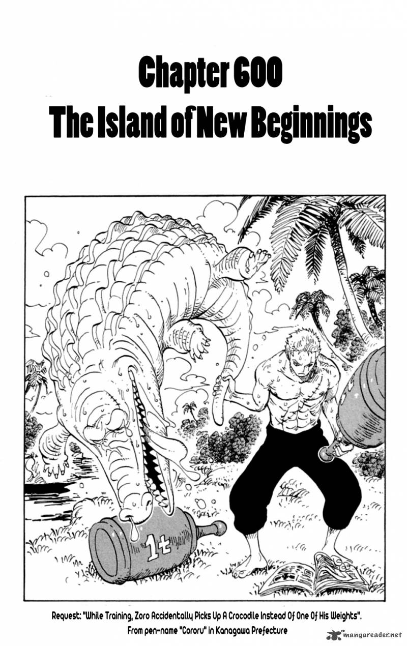 One Piece, Chapter 600 image 001