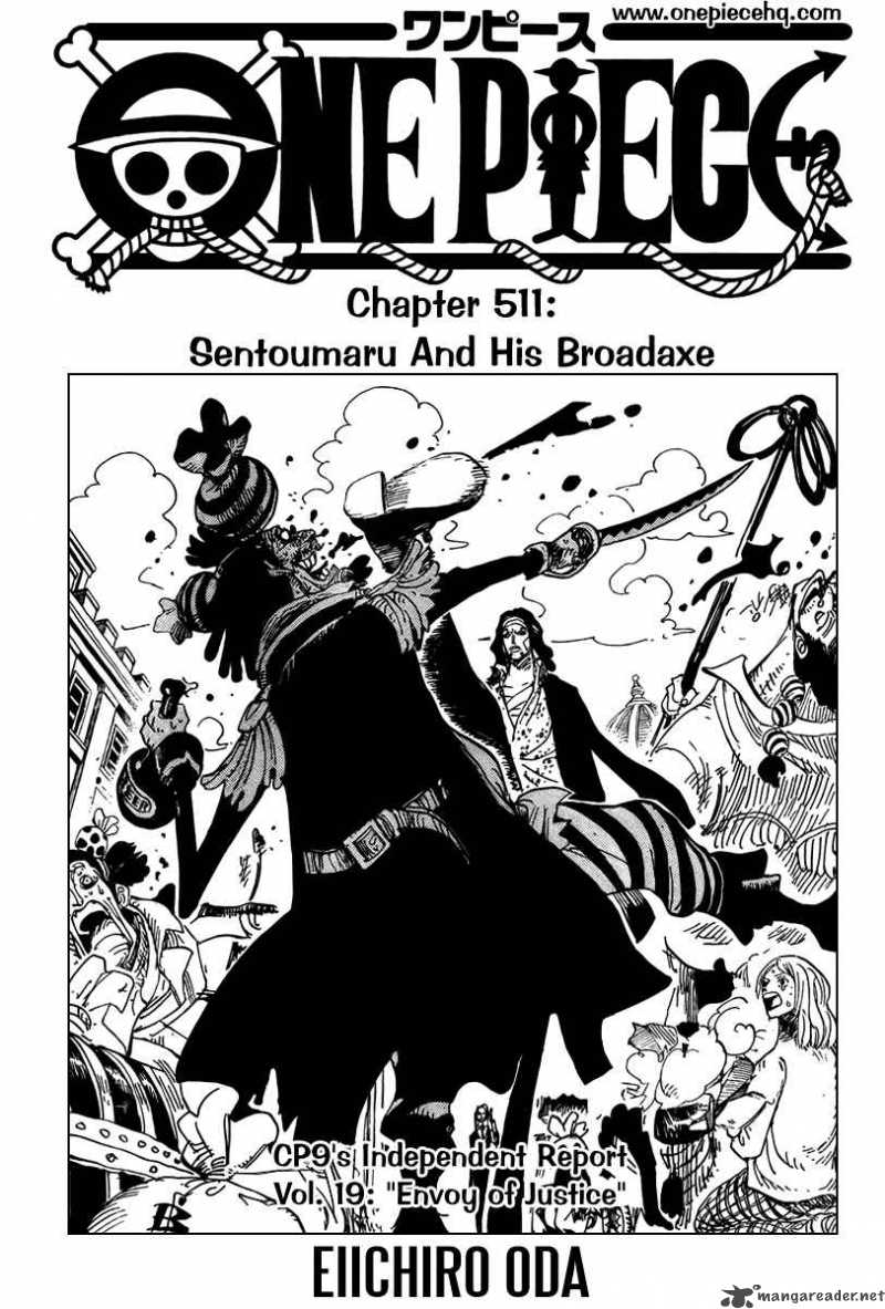 One Piece, Chapter 511 image 002