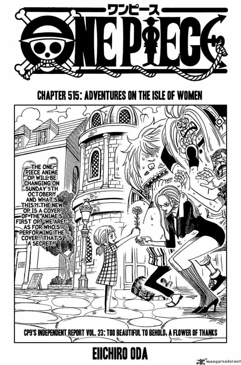 One Piece, Chapter 515 image 001