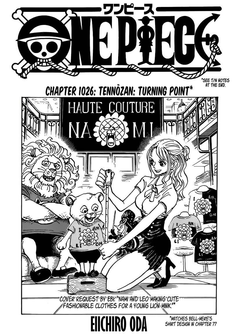 One Piece, Chapter 1026 image one_piece_1026_1
